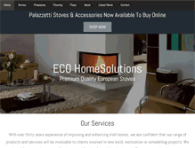 Tablet Screenshot of ecohomesolutions.ie